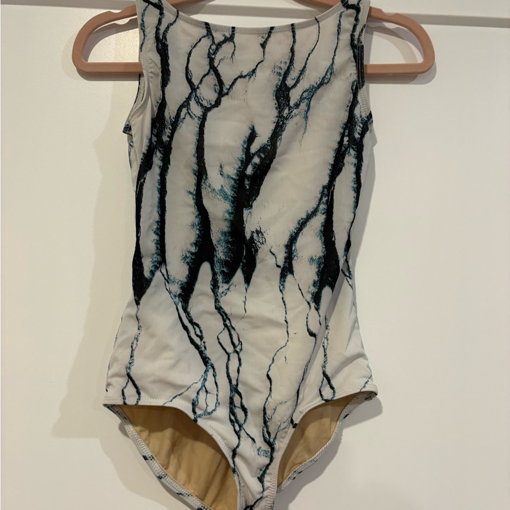 Boat Neck Hailey Dancewear marble leotard bodysuit